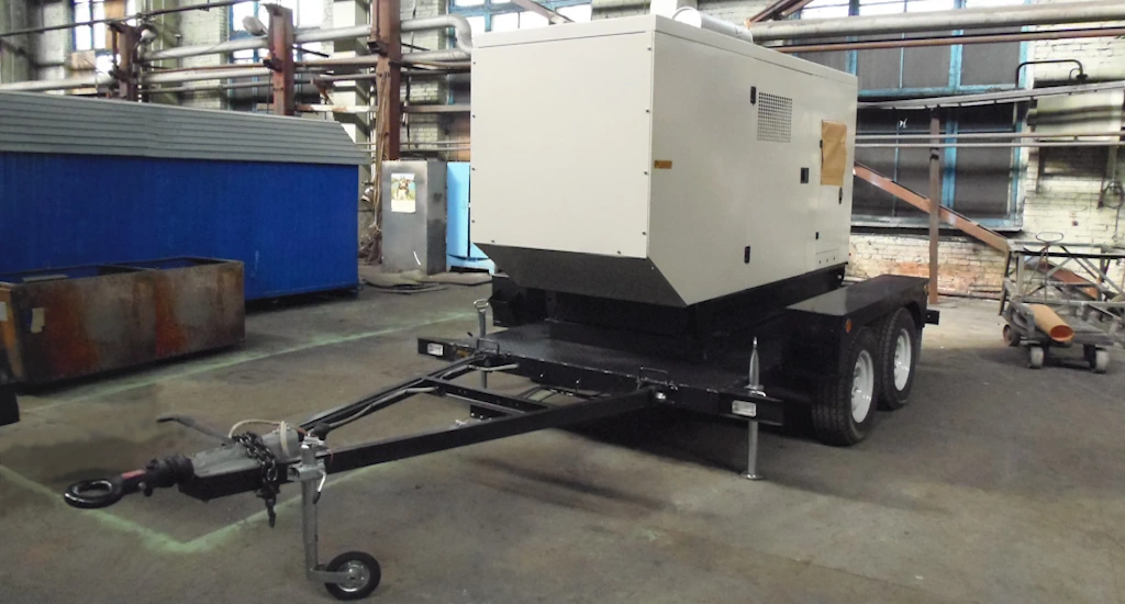 Передвижная электростанция 200 квт на прицепе в кожухе Передвижная электростанция на прицепе в кожухе