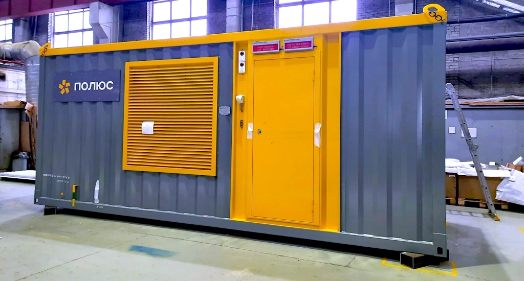 Дизельный генератор ЭТРО 400В Yuchai в утепленном контейнере "Север" Дизельный генератор на двигателе Yuchai в утепленном контейнере "Север"